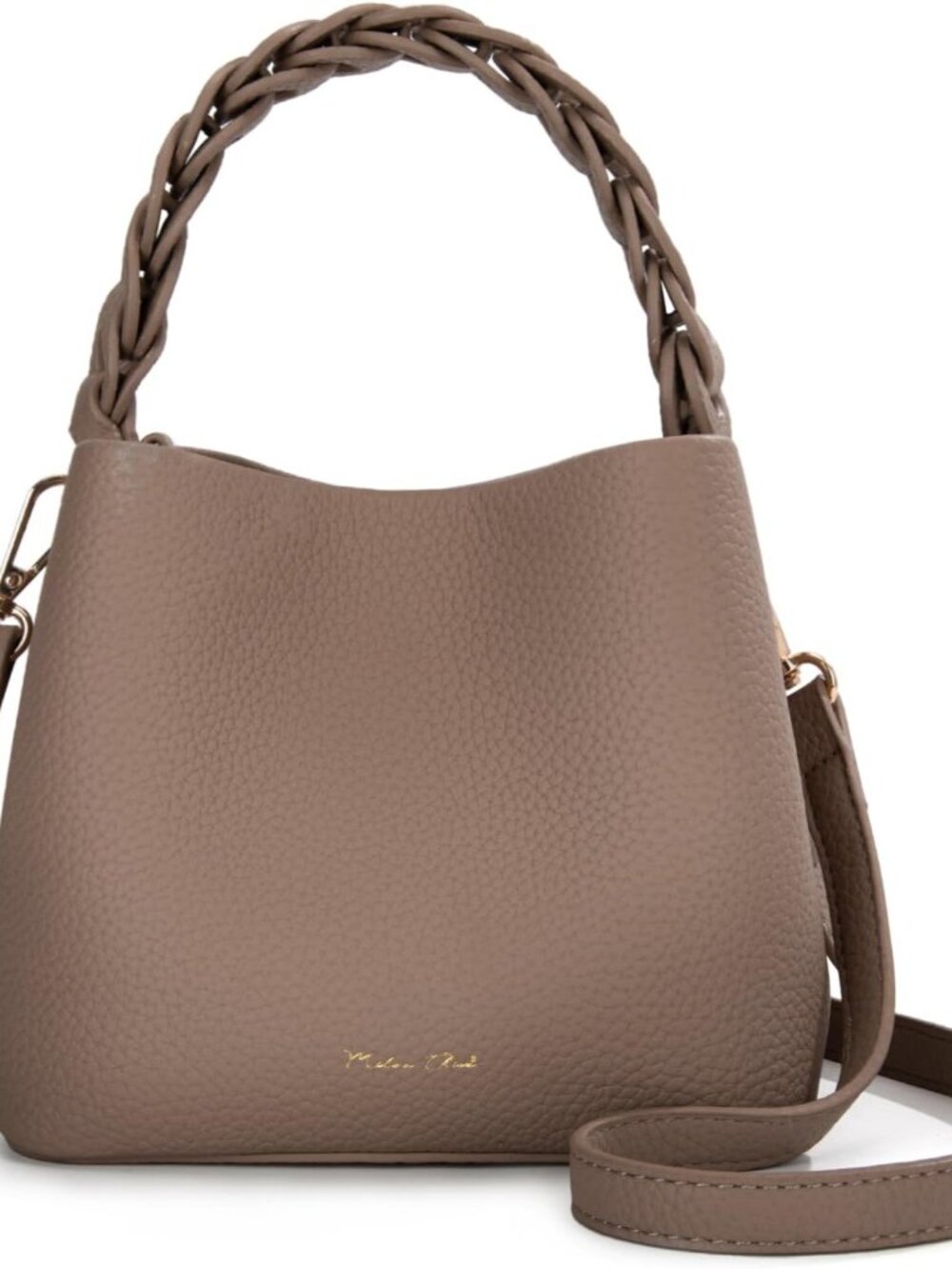 Top Handle Bag for Women Small Soft Vegan Leather Crossbody Purse Bucket Handbag